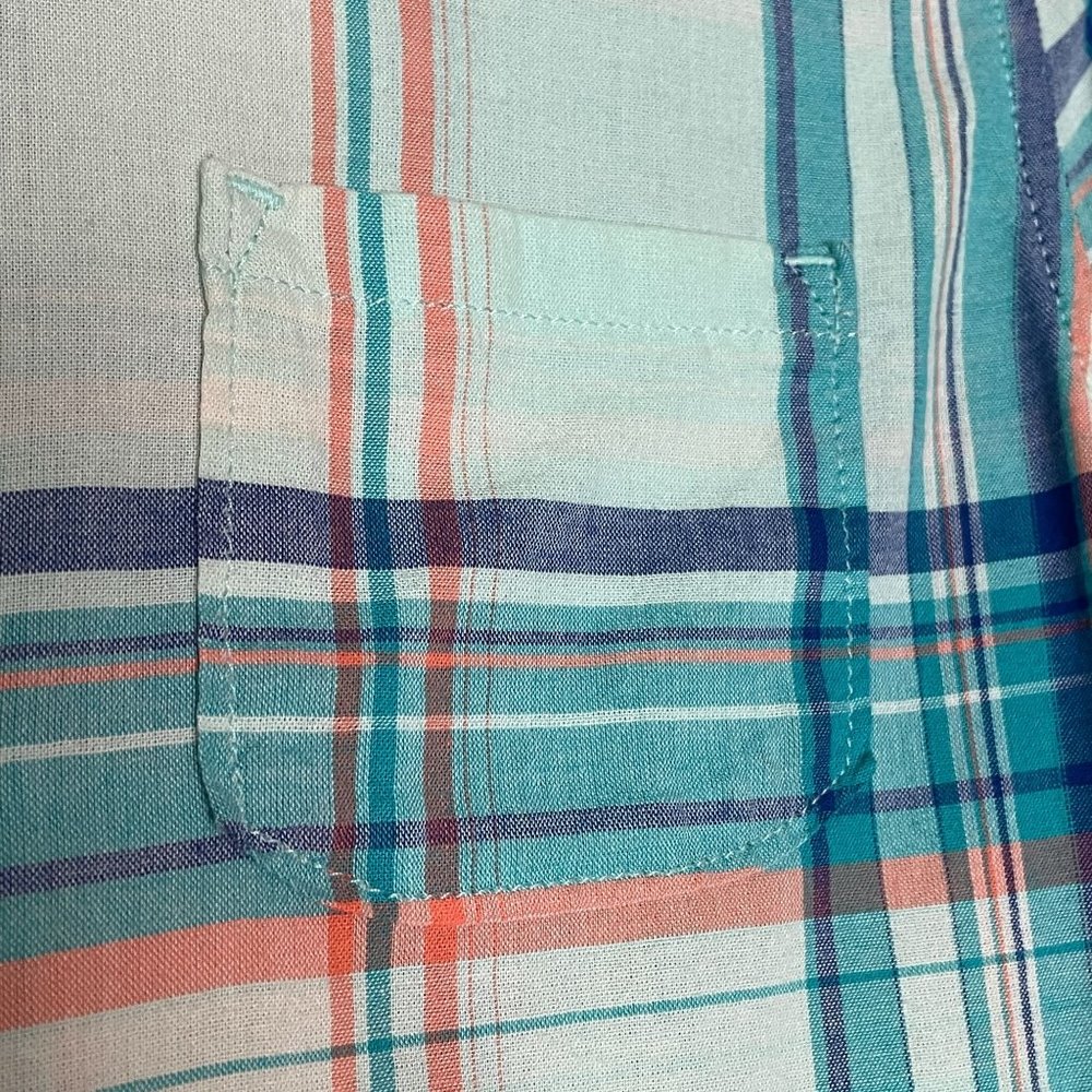 4/$25 The North Face Shirt Cotton Plaid Long Sleeve Button Down Womens Sz S - Picture 9 of 12